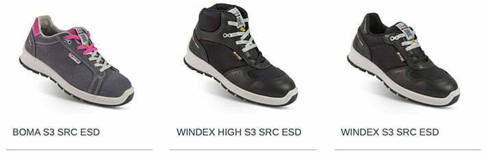 2 נעלי נשים בטיחות